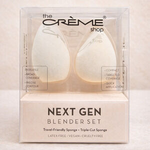 The Crème Shop Beauty Blender Set Next Gen Makeup Sponge Latex Free Vegan